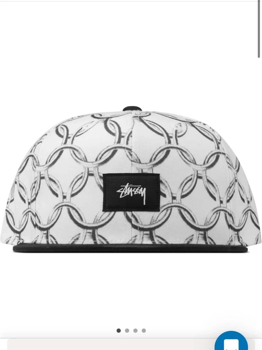 New Stussy White Chain Cap Baseball Yupoong Sample